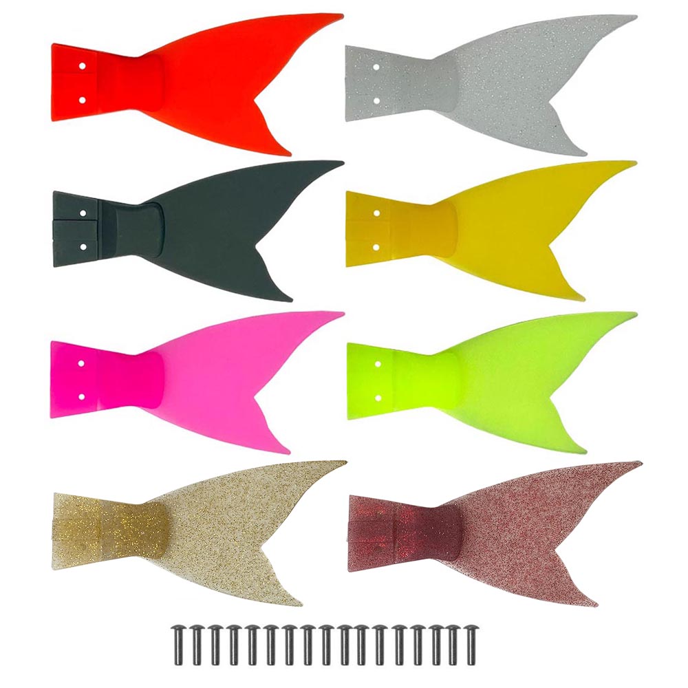 Fishing Lure Popper - 6 個 300 ミリメートルジョイントベイトスペアテール、Gaint Bait Tough