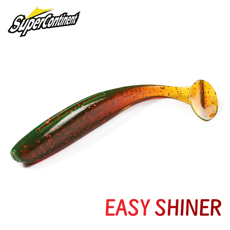 Fishing Lure Soft Plastic - 2020 新スーパーコンチネンタルソフトルアー餌釣りルアー Leurre シャッドダブルカラーシリコン餌 T テール