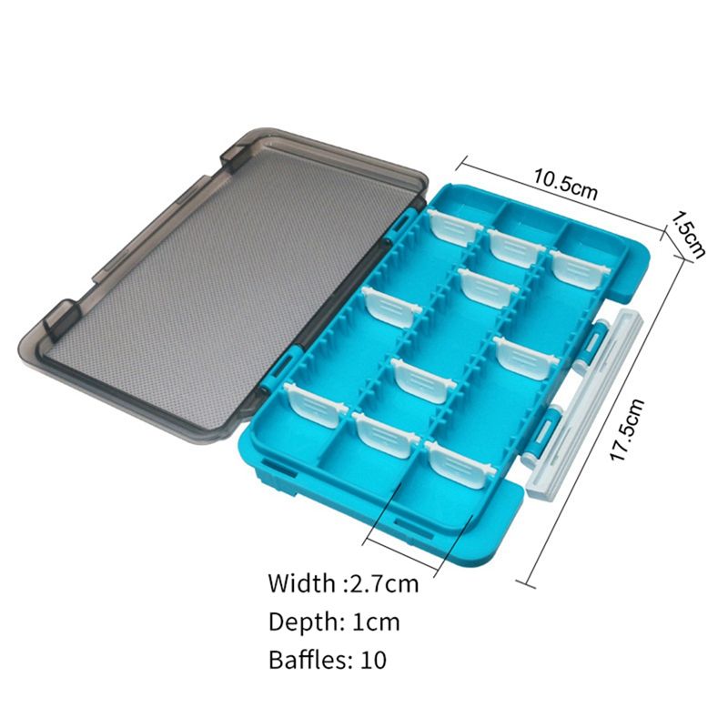 Fishing Lure Box - 人気の5個入り釣り用ルアーボックス ジグ用ルアーケース 人工ハードベイト釣り道具ボックス コンテナオーガナイザー収納