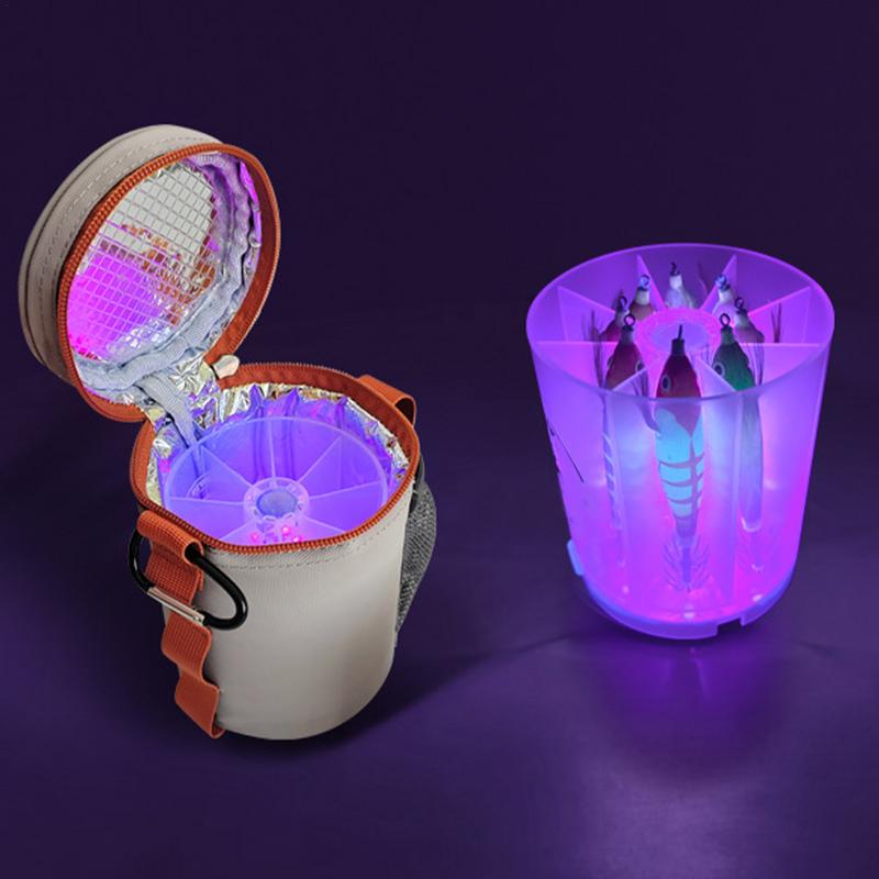 Fishing Lure Spoon - 木製のエビの形をしたUSBライト,鉄板,UVスプーン,LED釣りルアー,釣り道具バッグ