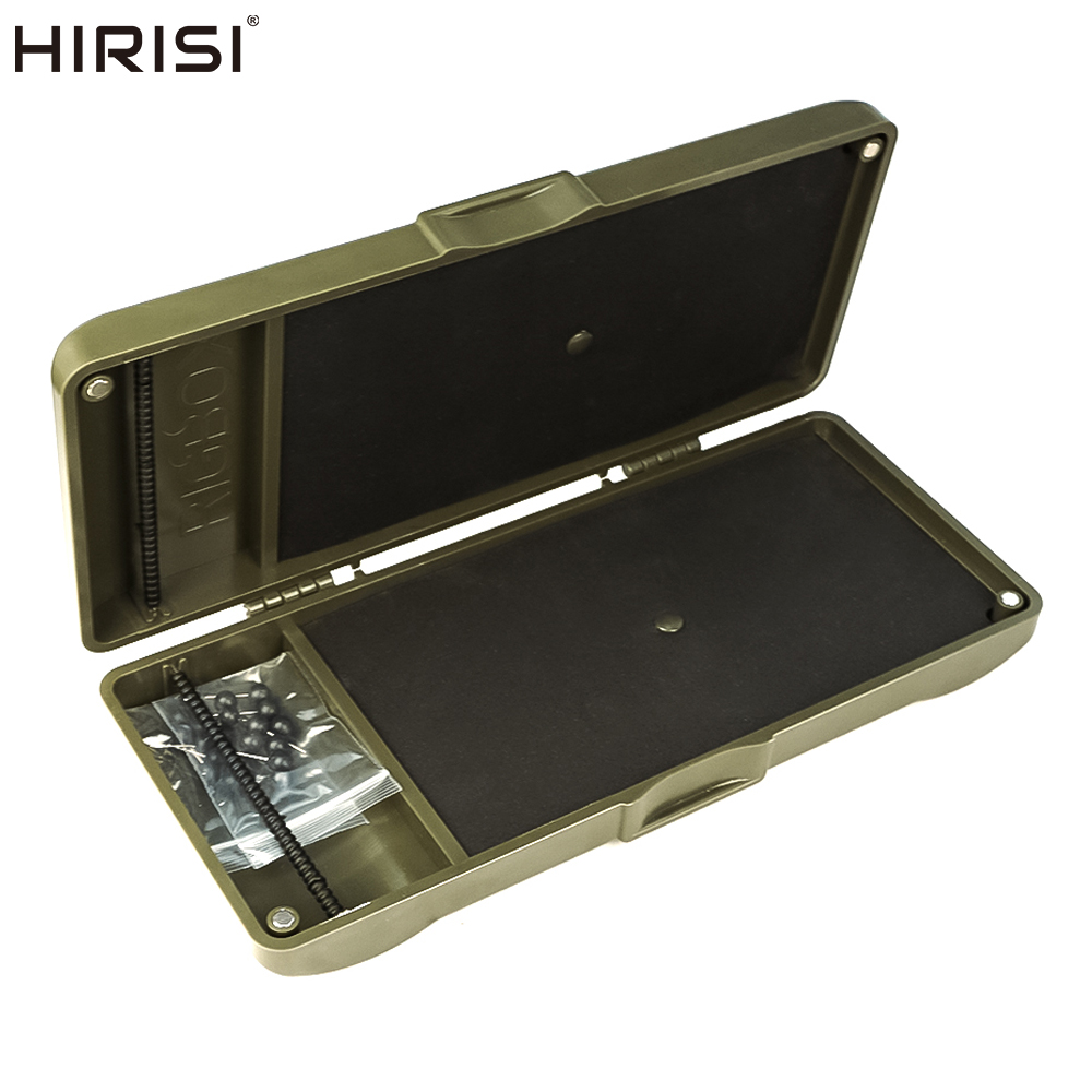 Fishing Lure Box - Hirisi 鯉釣りフックリンクリグウォレットタックルボックスジグチョッドスティッフヘアリグ収納ボックス鯉釣り糸機器用