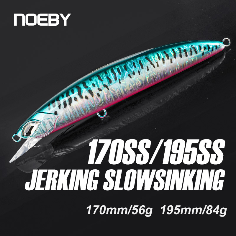 Fishing Lure Buzzbait - NOEBY ジャークスローシンキングミノー ルアー 170mm、56g 195mm、84g 人工餌