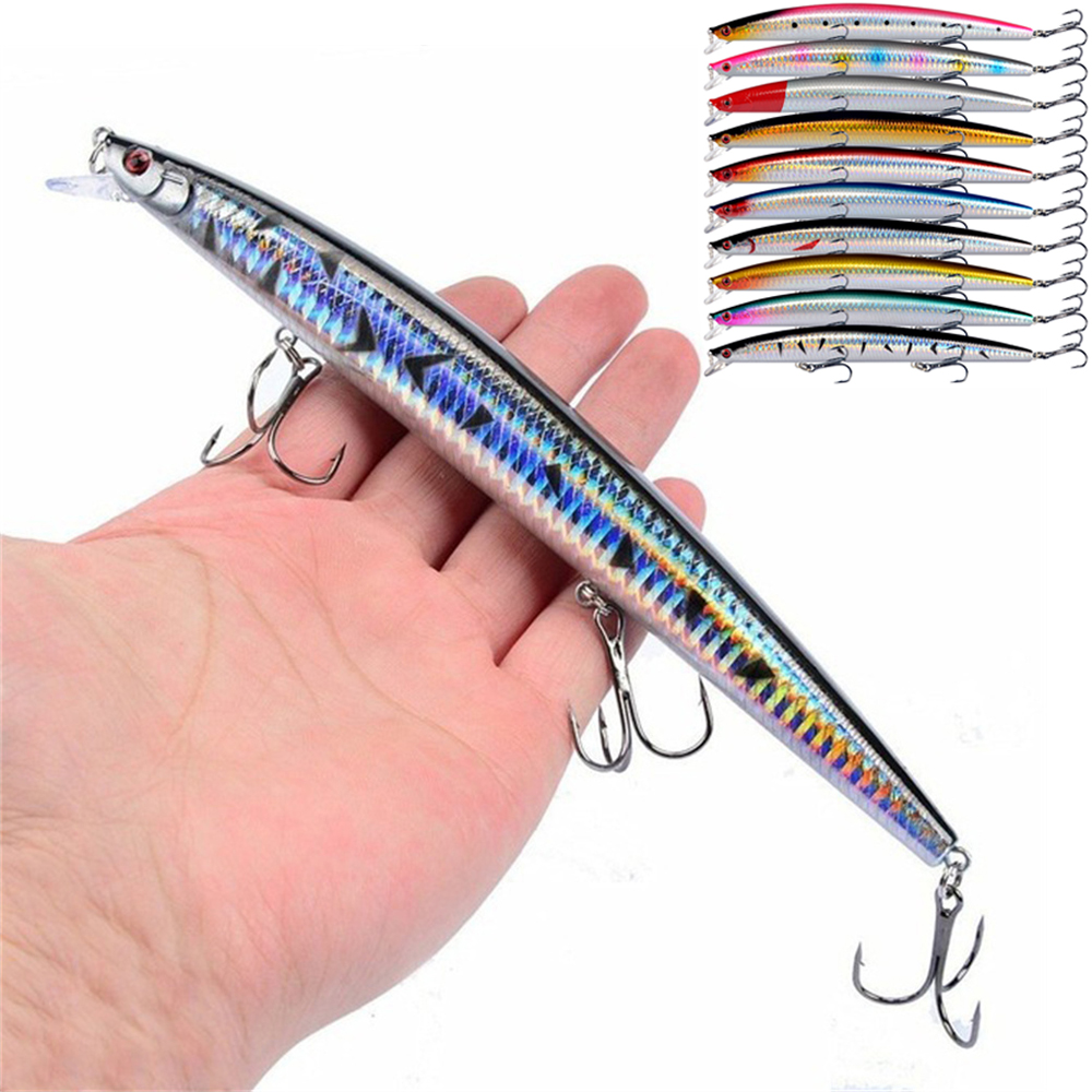 Fishing Lure Crankbait - 18cm 24g ミノー釣り用ルアー レーザー クランクベイト ハード人工餌