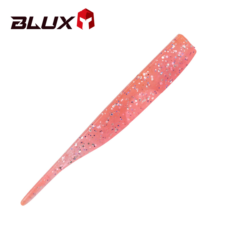 Fishing Lure Soft Plastic - BLUX 新ダーツワームソフト餌 58 ミリメートル 78 ミリメートルジグヘッドシリコーンスピニング釣りルアー海水淡水シーバス人工タックル
