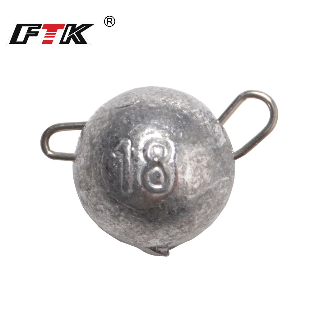 Fishing Lure Jig - FTK 5 個スーパーコンチネンタルシンカー釣りジグヘッド 6g8g10g12g14g16g18g 弾丸ウェイトソフトルアーグループフック悪化釣りフック