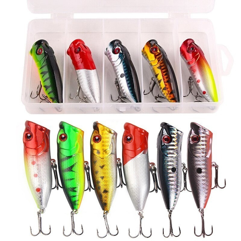 Fishing Lure Jerkbait - 6個6色（OPP袋）/5個5色（箱入り）6.5cm/10gルアーフローティングフィッシングルアーペンシルベイトポッパートップウォーター人工餌