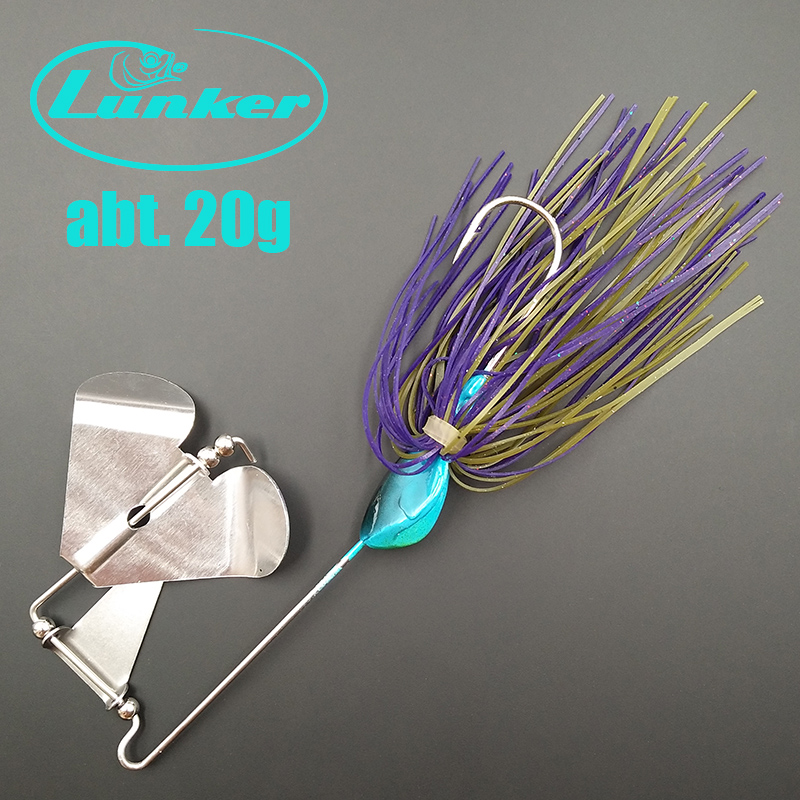 Fishing Lure Buzzbait - ウサンバン ランカースピナーベイト ハードフィッシングルアー 約20g ノイズバズ回転ブレード バブルバイブレーションプロペラ