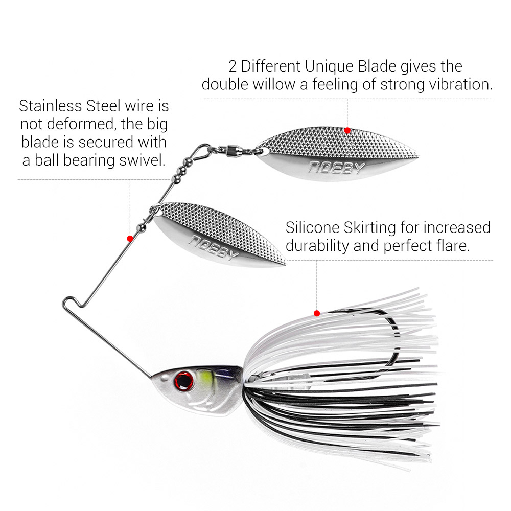 Noby-スピナーベイト10.5g,14g,21g,28g, - Fishing Lure Swimbait のレビューと価格