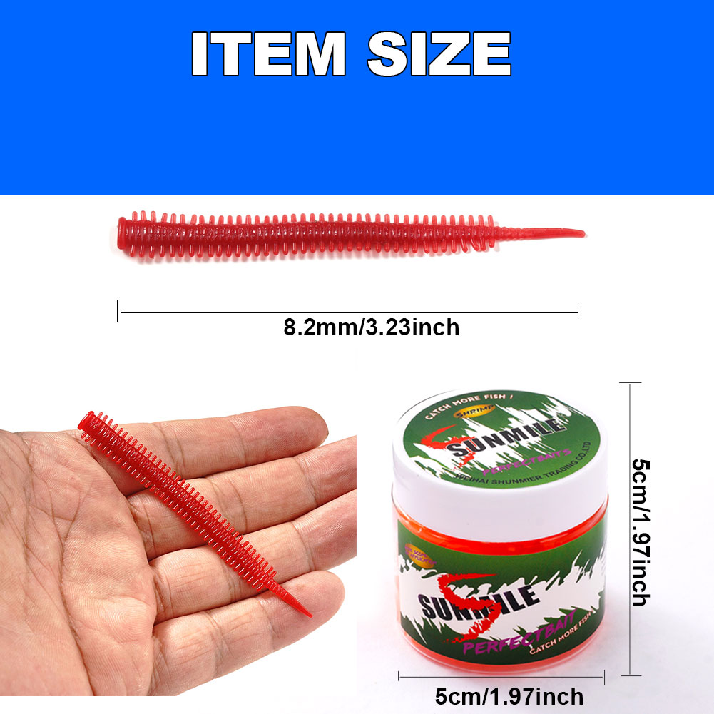 SUNMILE 10個入りサンドワームルアー 8.2cm ソ - Fishing Lure Soft Plastic のレビューと価格