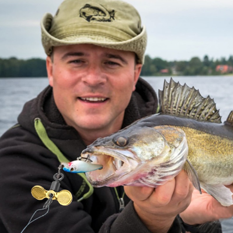 プラグキャスティング釣りプロペラブレードターボプロペラスピナ - Fishing Lure Spinnerbait のレビューと価格