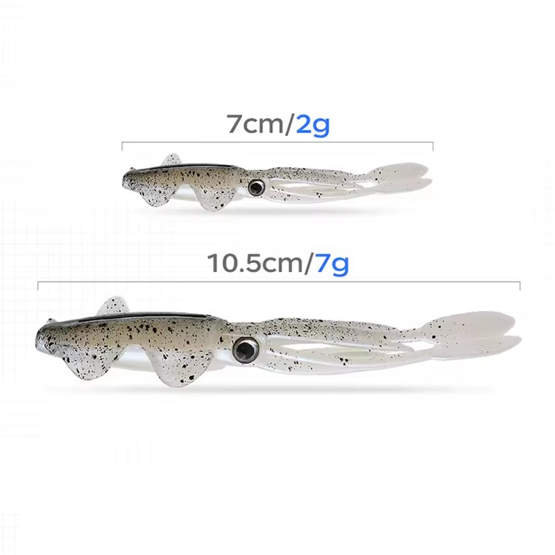WEIHE（5個入り）7cm/2g 10.5cm/7g ソフ - Fishing Lure Soft Plastic のレビューと価格