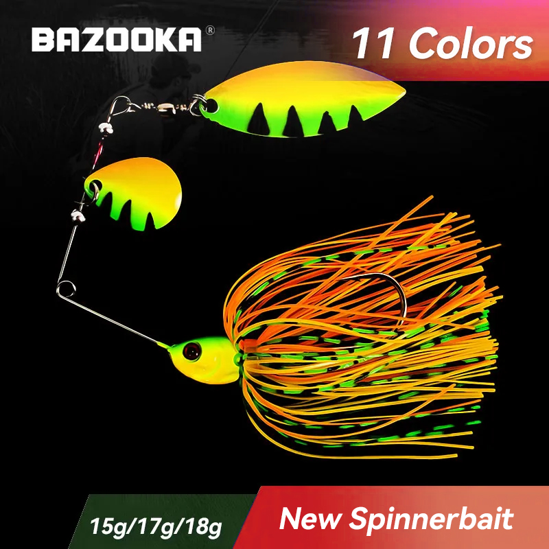 バズーカ 15 グラム 18 グラムスピナーベイト釣りルアー - Fishing Lure Spinnerbait のレビューと価格