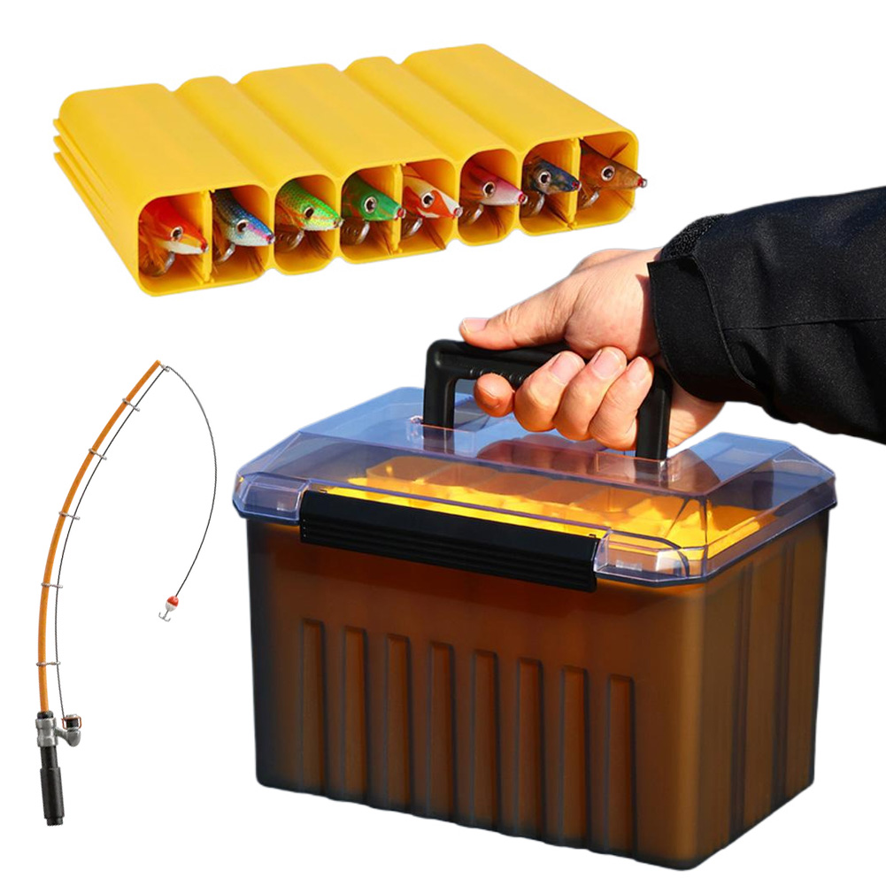 ウェブフットタコ釣り用収納オーガナイザーボックス、ミノーイカ - Fishing Lure Jig のレビューと価格