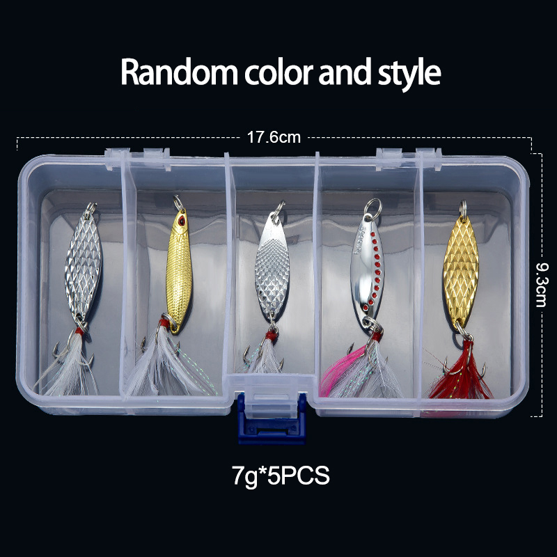 金属スプーンスピナー釣りルアー 5 グラム 7 グラム 10 - Fishing Lure Spinnerbait のレビューと価格