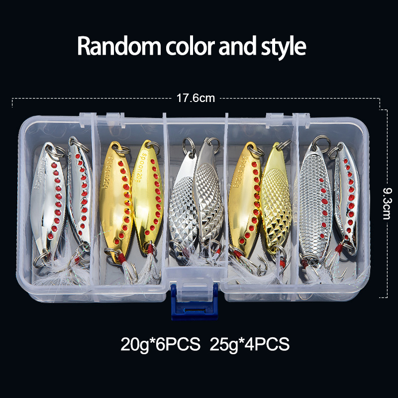 金属スプーンスピナー釣りルアー 5 グラム 7 グラム 10 - Fishing Lure Spinnerbait のレビューと価格