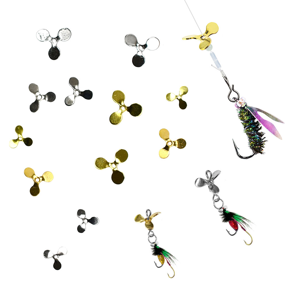 200個入り 3枚刃プロペラ釣りルアーアクセサリー、DIYト - Fishing Lure Blade Bait のレビューと価格