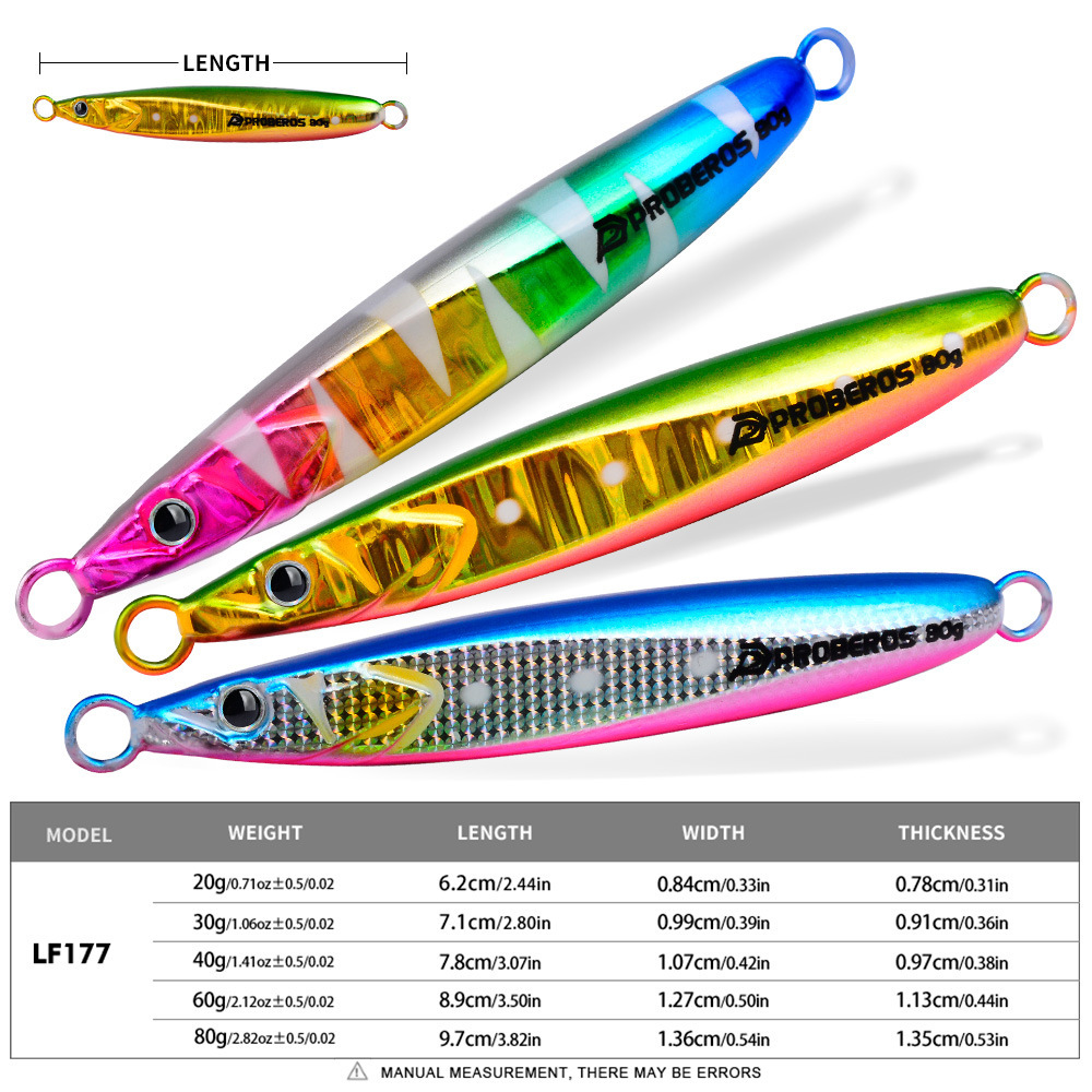 LHFSH 発光メタルジグ釣りルアー ハードベイト 20g- - Fishing Lure Buzzbait のレビューと価格