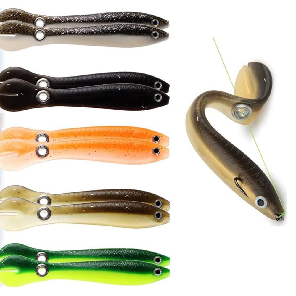10個のソフトフィッシングルアー、釣り餌、海水&淡水用釣り餌 - Fishing Lure Soft Plastic のレビューと価格