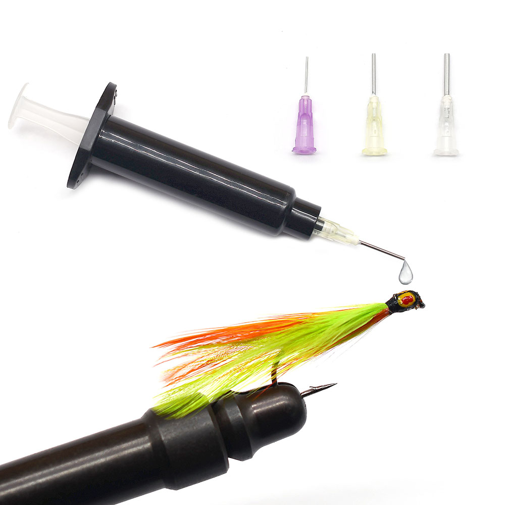 2セット ブラックUVレジン注入シリンジ 3サイズの鈍針チッ - Fishing Lure Kit のレビューと価格