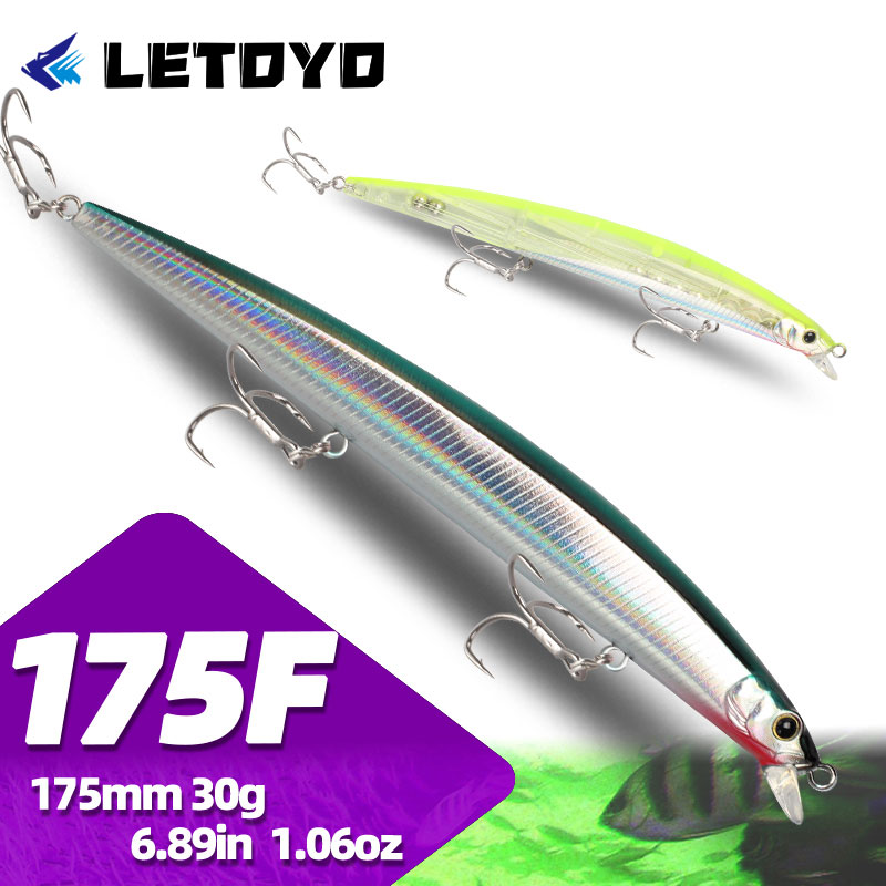 LETOYO 175mm 30g フィッシングミノー用品 新 - Fishing Lure Jerkbait のレビューと価格