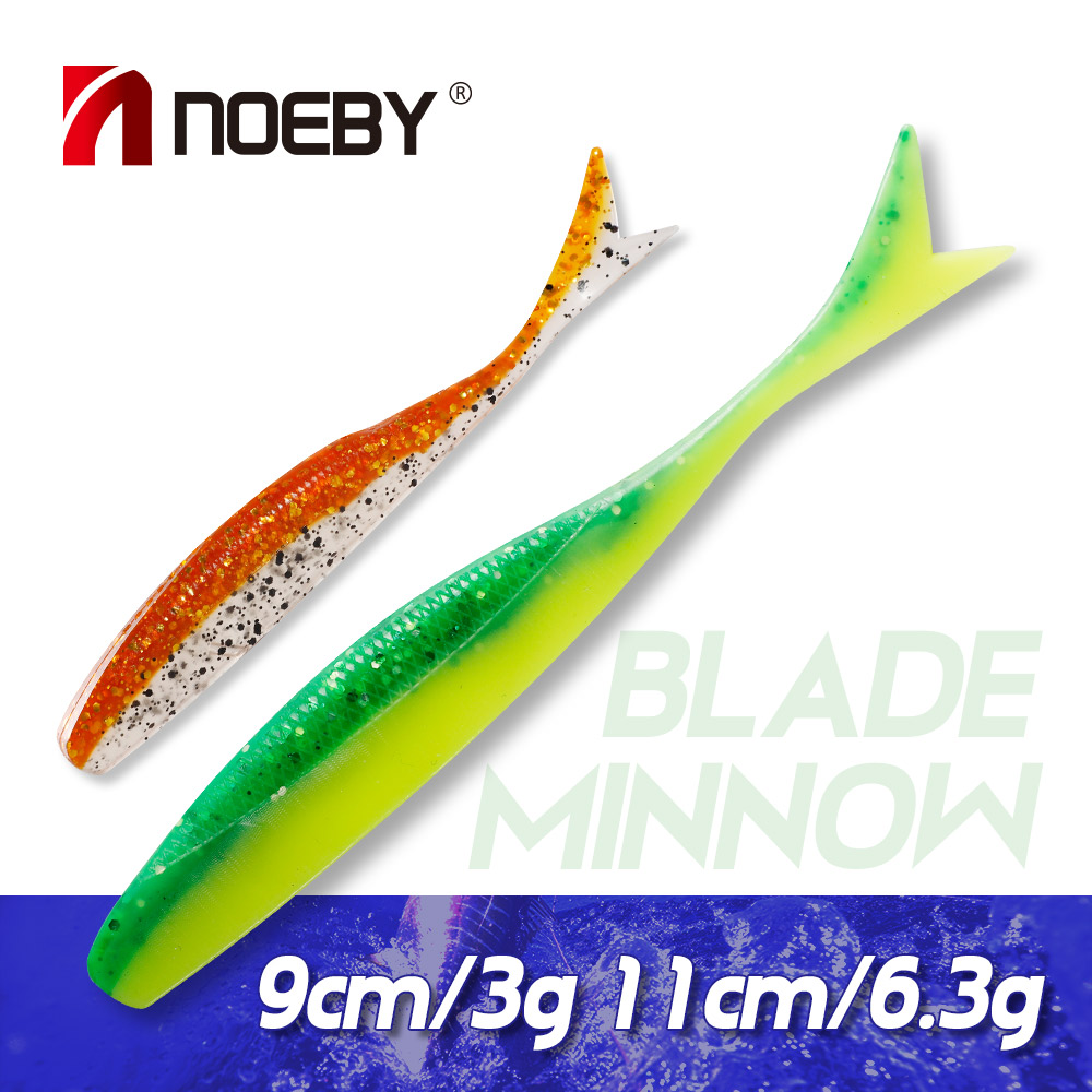 Noeby-ソフトシリコンミノールアー,人工餌,ウォブラー, - Fishing Lure Blade Bait のレビューと価格