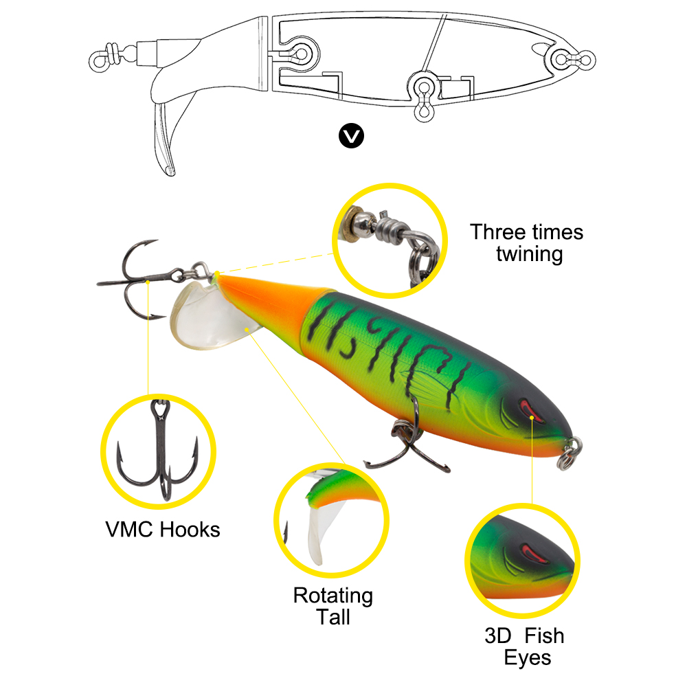 ハントハウス ワッパープロッパー ハードペンシル フィッシン - Fishing Lure Popper のレビューと価格