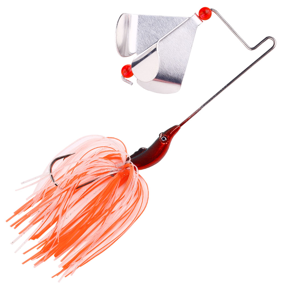 22g バズベイト釣り用ルアー、プロペラブレードとシリコンス - Fishing Lure Blade Bait のレビューと価格