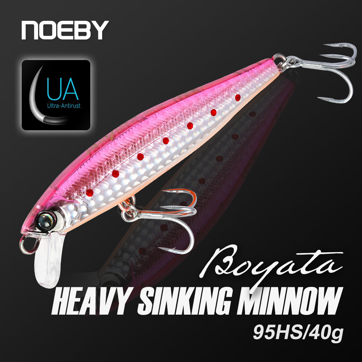 NOEBY 95mm 40g ヘビーシンキングミノー フィッ - Fishing Lure Buzzbait のレビューと価格
