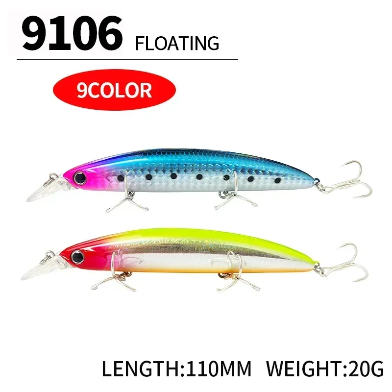 釣り用フローティングミノールアー,人工餌,硬い素材,海,海, - Fishing Lure Swimbait のレビューと価格
