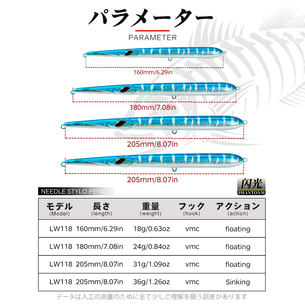ハントハウス スタイロ 160/180/205mm 18/2 - Fishing Lure Topwater のレビューと価格
