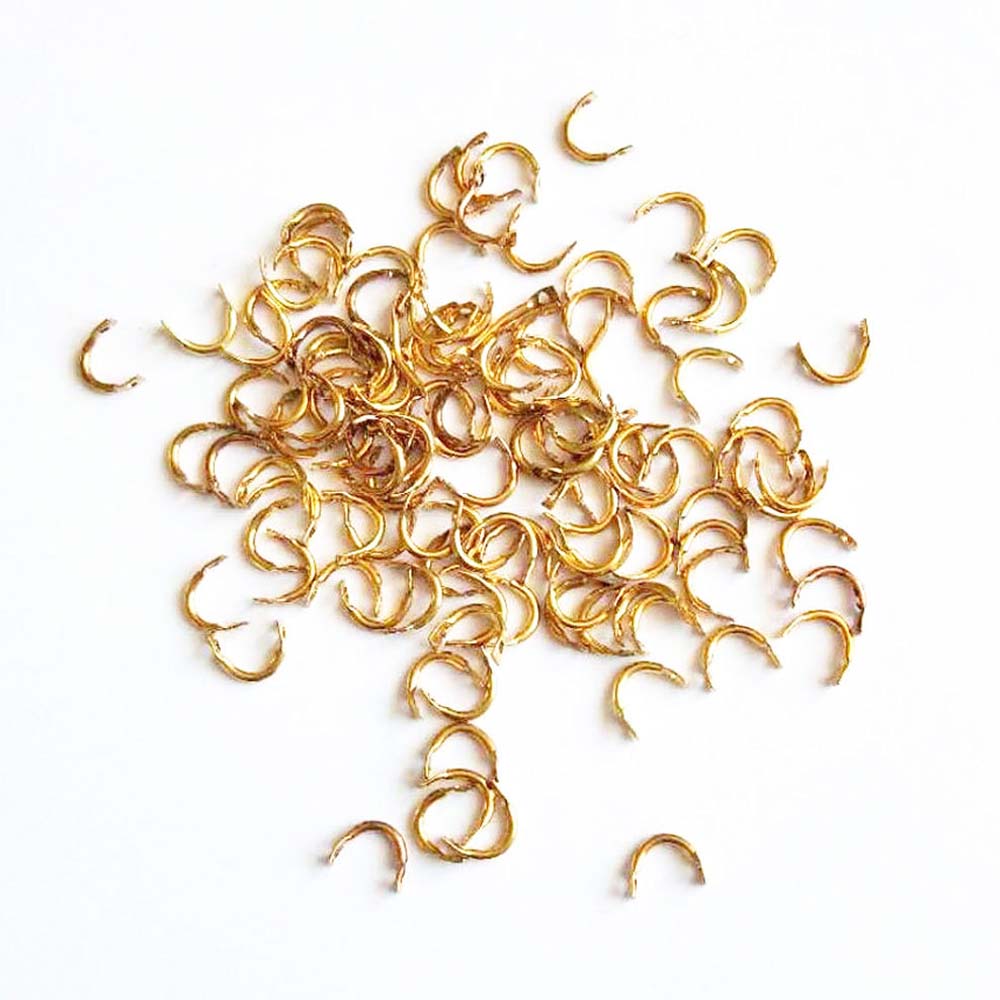 50-100ピース/ロット-釣り用の回転uリング,5x7mm - Fishing Lure Spinnerbait のレビューと価格