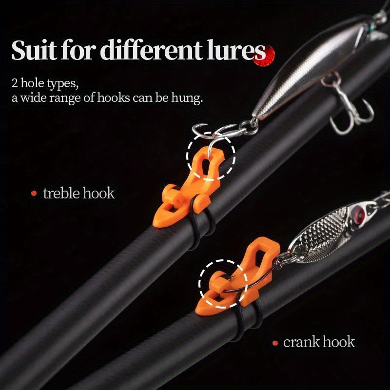 5 個釣り竿ポールフックキーパールアーベイトホルダールアーア - Fishing Lure Jig のレビューと価格