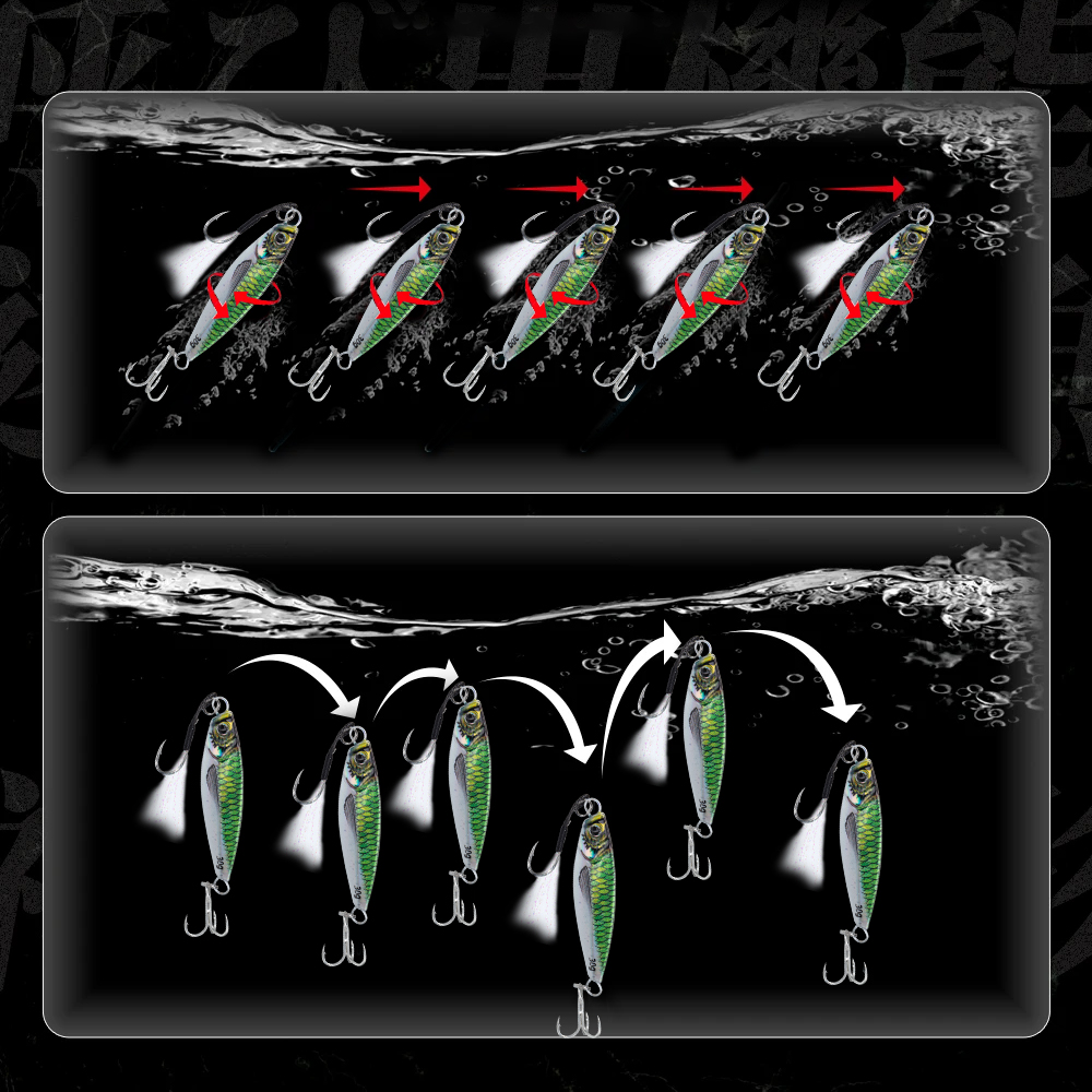 Hunthouse メタルジグ釣りルアーシンキングスロージギ - Fishing Lure Spinnerbait のレビューと価格
