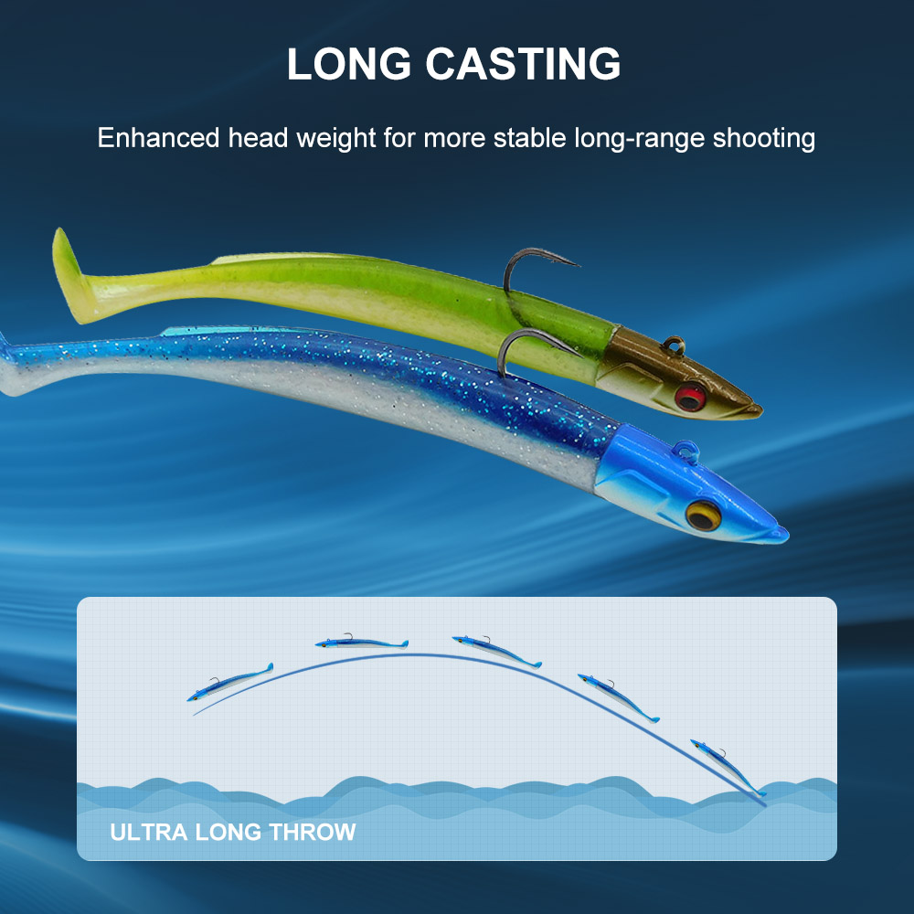 ESFISHING ソフトフィッシングルアー Leurre  - Fishing Lure Soft Plastic のレビューと価格