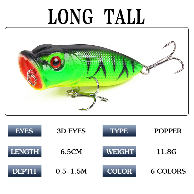 6個6色（OPP袋）/5個5色（箱入り）6.5cm/10gル - Fishing Lure Jerkbait のレビューと価格