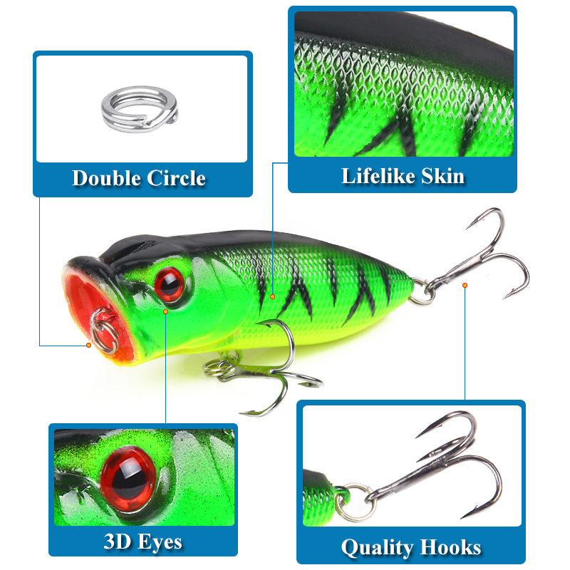 6個6色（OPP袋）/5個5色（箱入り）6.5cm/10gル - Fishing Lure Jerkbait のレビューと価格