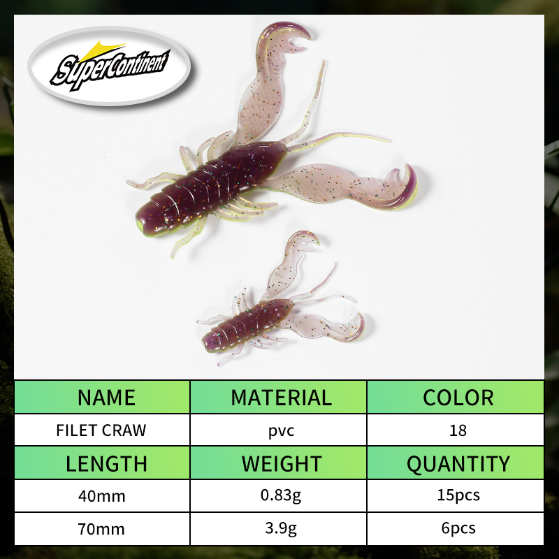 2023 スーパーコンチネンタルフィレクローベイトパーチルア - Fishing Lure Soft Plastic のレビューと価格